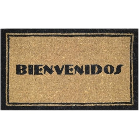 Imports Decor Inc Imports Decor 326BCM Bienvenidos Door Floor Mat 326BCM